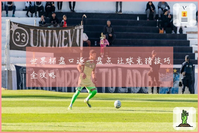 世界杯盘口逐一盘点 让球竞猜技巧全攻略